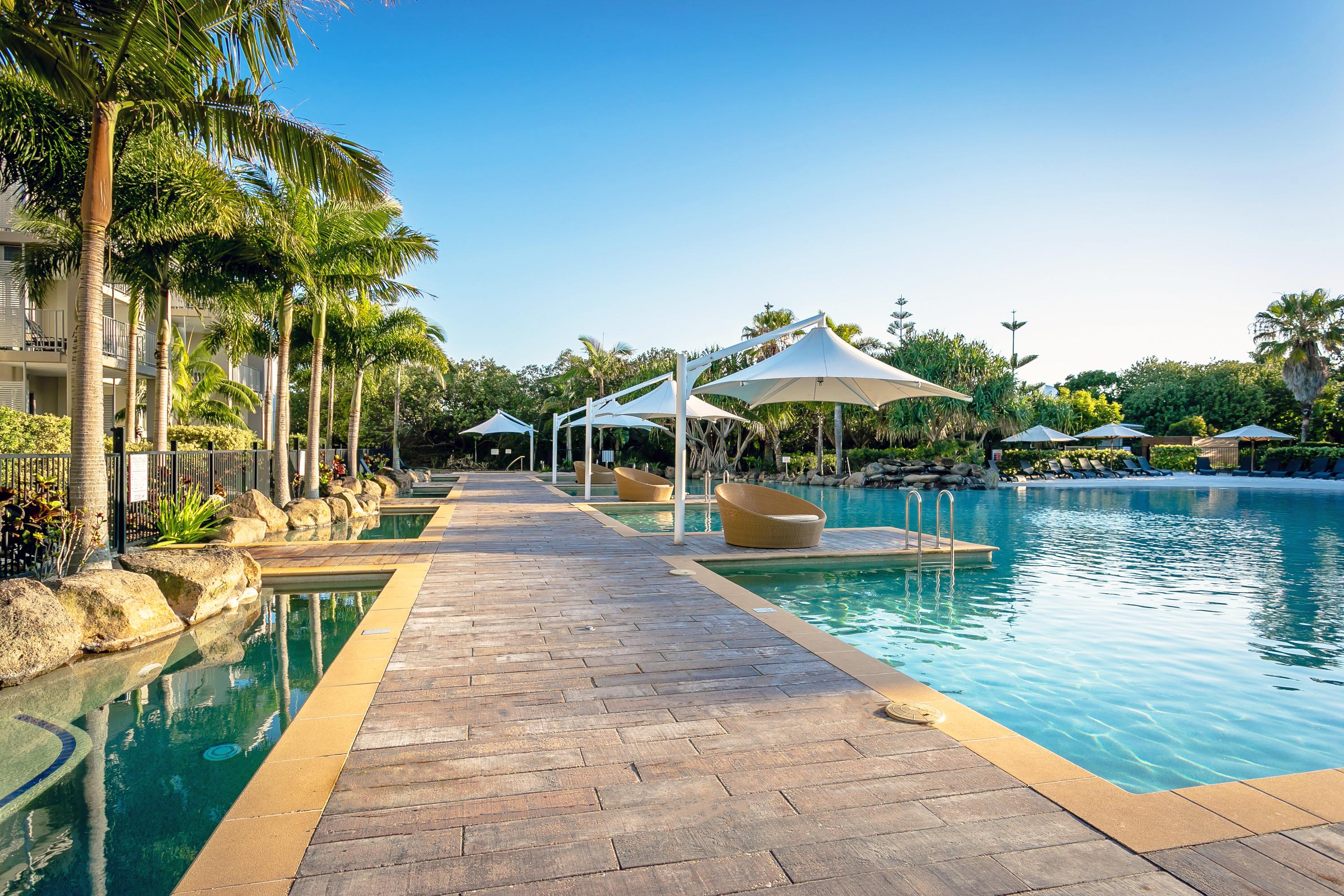 เป็ปเปอร์ ซอลต์ รีสอร์ต แอนด์ สปา คิงส์คลิฟ Hotel ภายนอก รูปภาพ Pool at Peppers Mantra on Saltwater Island