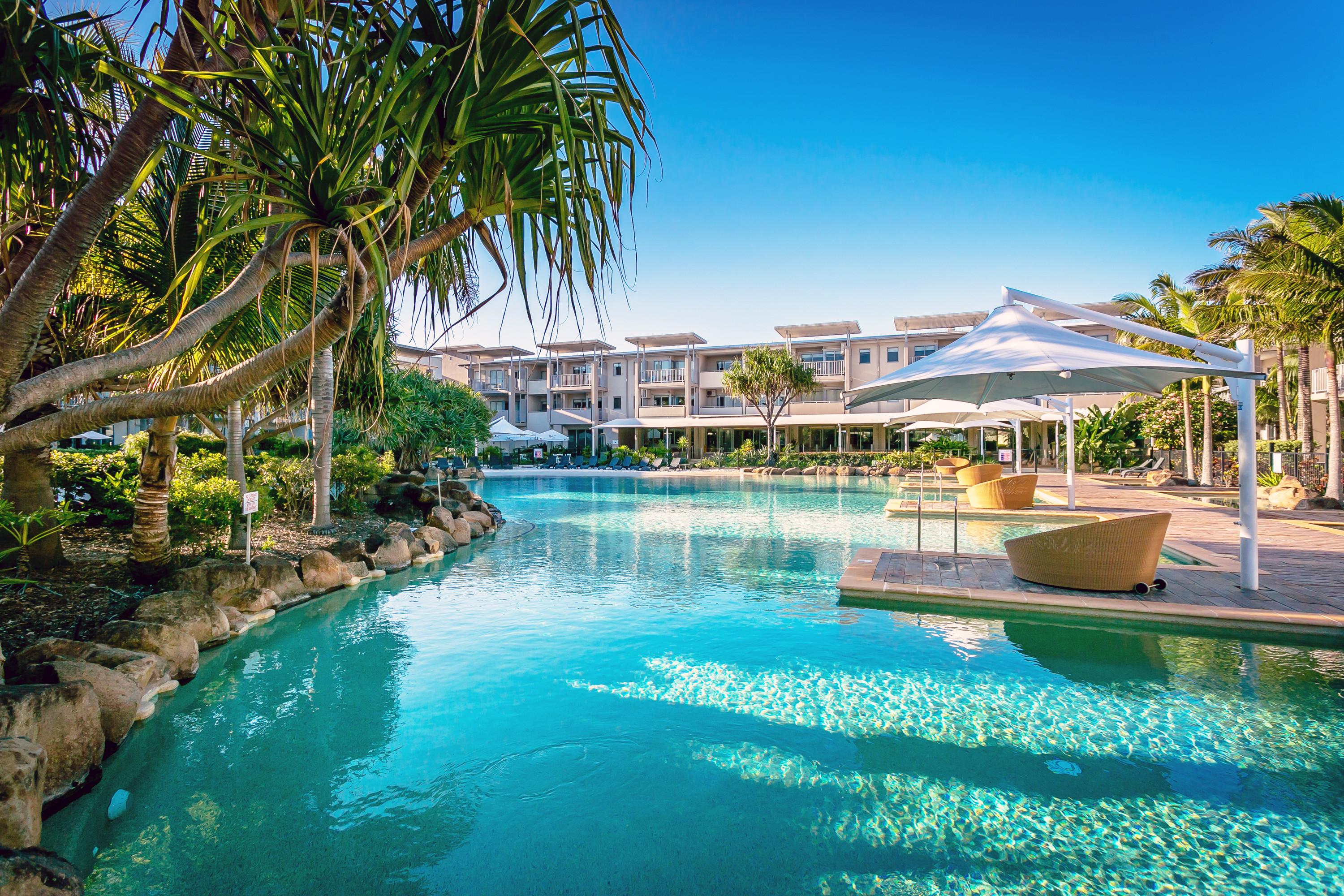 เป็ปเปอร์ ซอลต์ รีสอร์ต แอนด์ สปา คิงส์คลิฟ Hotel ภายนอก รูปภาพ The pool at Peppers Mantra on Saltwater Island